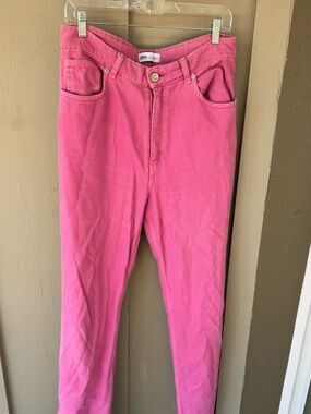 ZARA Hot Pink Denim Pants